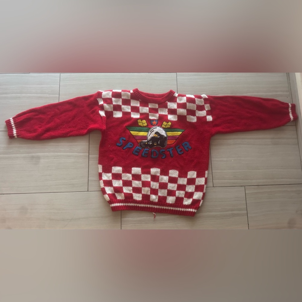 Gitano Knitted Red Knit Sweater
